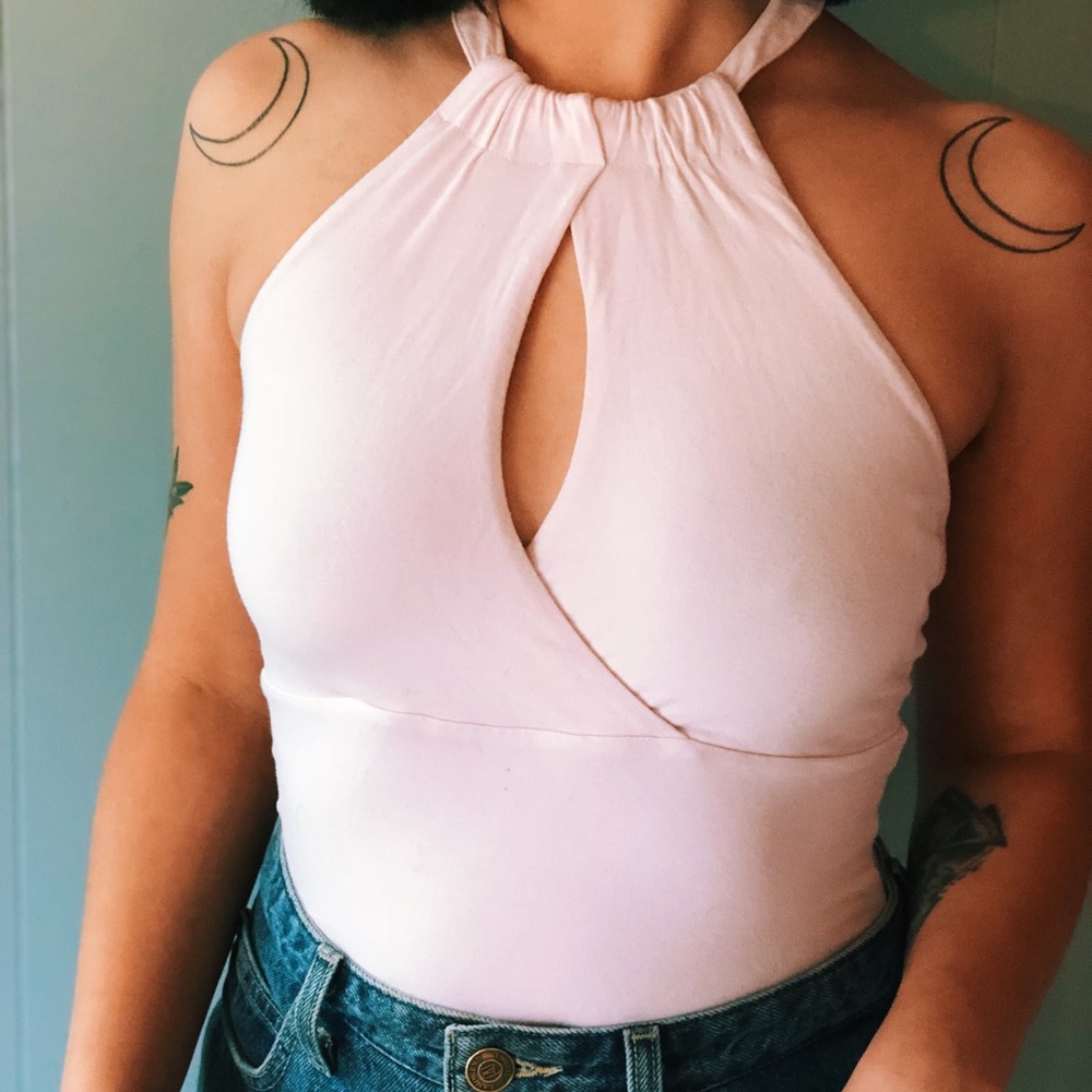 Pink 2000s halter
